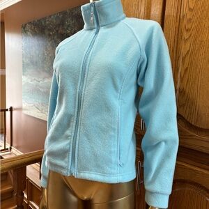 Women's Sky Blue Fleece Ski Jacket
